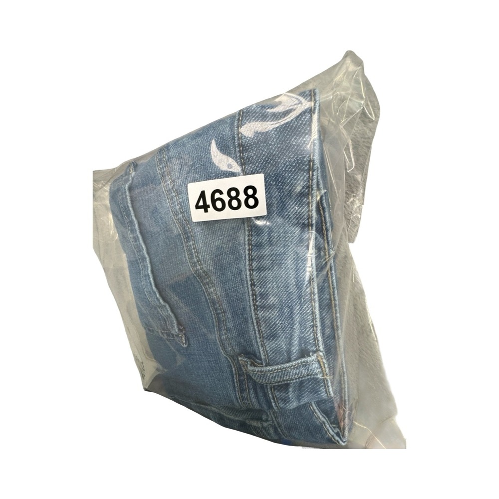 d.jeans Straight Leg Womens 12 Blue Button Fly Stretch Medium Wash Denim Pants - Picture 12 of 12